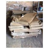 Skid Lot of Brown Paper Feed Bags