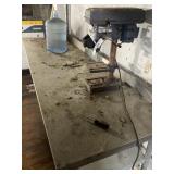 Stainless Steel Table with Drill Press
