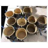 (10) 4" Stainless Steel Quick Couplers