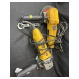 (2) DeWalt 4-1/2" Angle Grinders