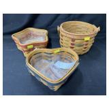 (3) Longaberger Baskets