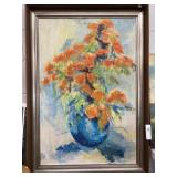 Unsigned Oil On Canvas