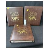 (3) Flag Stamp Albums
