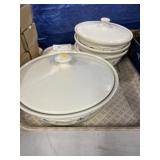 (4) Pieces of Longaberger Pottery