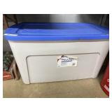 Large Plastic Storage Tote with Lid