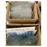 (2) Boxes of Clear Glass Remnants