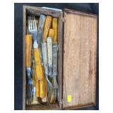 Bakelite and Wood Handled Utensils