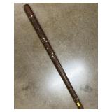 Carved Wood Tribal Ceremonial Club/Staff