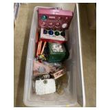 Storage Tote/Lid, Christmas Decor