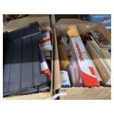 (2) Boxes of Office Supplies with Cooler