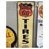 Contemporary Tin TIRES Sign