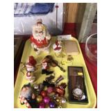 Vintage Christmas Decor with Wristwatch