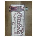Contemporary Tin Coca-Cola Sign