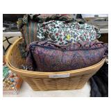 Longaberger Basket with Pillows