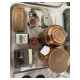 Still Banks, Advertising Tins, Flask