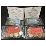(20) Gold Plated State Quarters