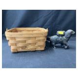 Longaberger Basket with Still Bank