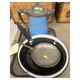 Agateware Coffee Pot & Skillet, etc.