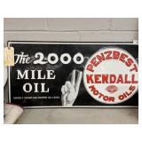 KENDALL Contemporary Tin Sign