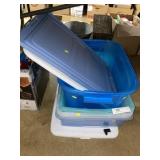 (4) Storage Totes with Lids