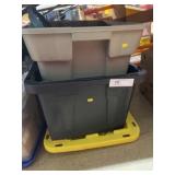 (2) Storage Totes with Lids