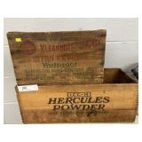 Powder and Ammunition Boxes