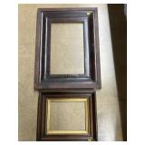 (2) Walnut Frames