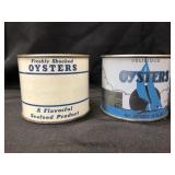 (2) 12 OZ. Oyster Cans