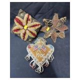 (3) Vintage Pin Cushions