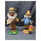 (2) Wooden German Smokers