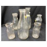 (6) Milk Bottles