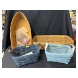 (4) Longaberger Baskets