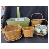 (5) Longaberger Baskets