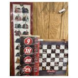 Framed Nascar Posters with License Plates
