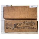 (2) Wooden Shipping Crates