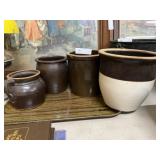 Stoneware Storage Crocks