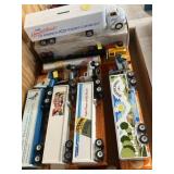 (5) Winross Trucks with Ertl Diecast Truck Bank