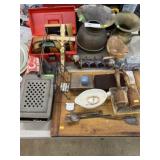 Spittoon, Cutting Boards, Masher