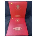 (2) American Bicentennial Postage Stamp Albums