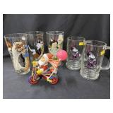 Character Glasses, Mugs, Tin Litho Toy