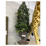 Artificial Ivy with Topiary and Urn