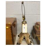 Vintage Deer Hoof Table Light