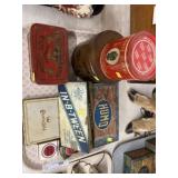 Tobacco Tins with Cigarette Packs