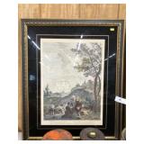 (2) Framed European Engravings