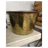 19th Century European Brass Pail