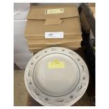 (12) Longaberger Pottery Plates