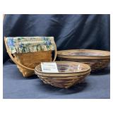 (3) Longaberger Baskets