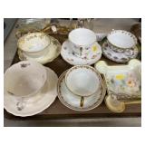 Chinaware Cups and Saucers