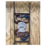 Wrought Iron Framed Sign