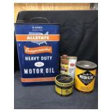 Advertising Oil and Fluid Cans